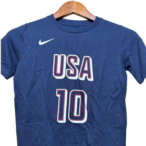 The Nike Tee: Kids Small / 8 Jaysun Tatum USA 10 T-Shirt - Picture 1 of 3
